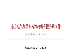 南通電(diàn)站閥門榮獲東汽2017年度“供應商(shāng)質(zhì)量管理(lǐ)Q1獎”